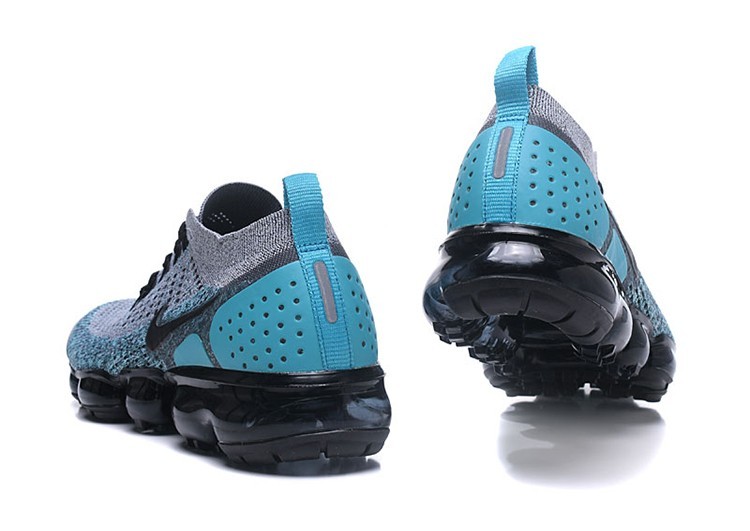 נעלי נייק-Nike Air VaporMax Flyknit Blue Black – תמונה 4