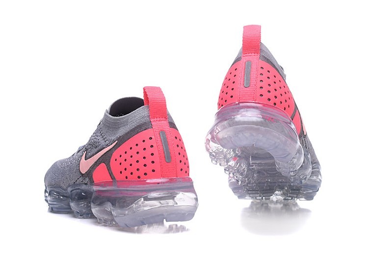 נעלי נייק-Nike Air Vapor Max Flyknit 2.0W Gray Pink – תמונה 3