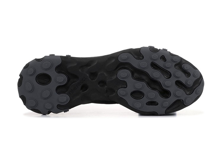 נעלי נייק-Nike React Element 55 Black Gray – תמונה 4