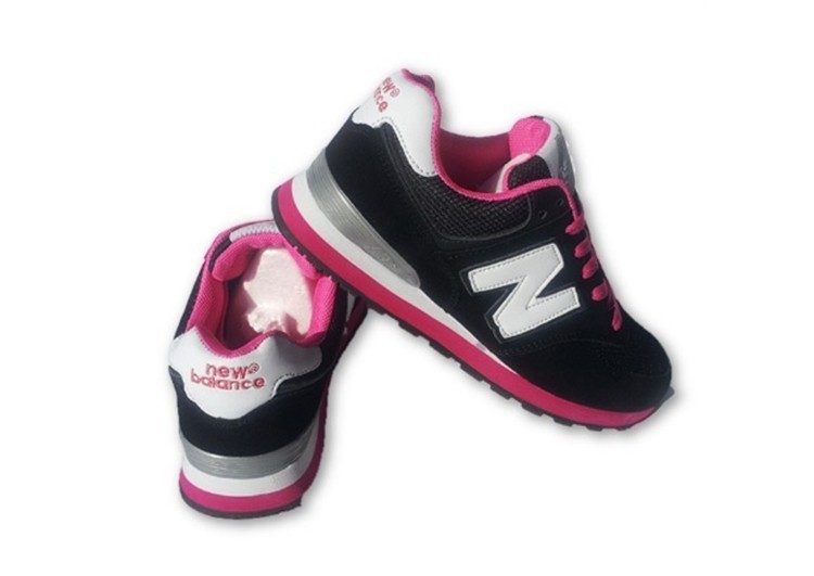 נעלי ניו באלאנס-New Balance 574 PINK BLACK – תמונה 3