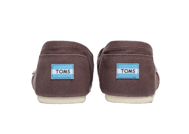נעלי טומס-TOMS SHOES - CLASSIC BRWONE CANVAS – תמונה 4
