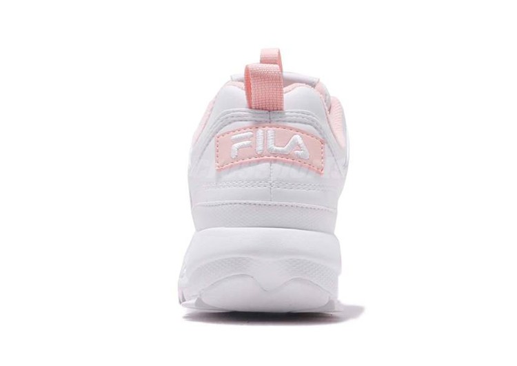 נעלי פילה-Fila Disruptor 2 Premium Athletic Shoes-PINK WHITE – תמונה 3