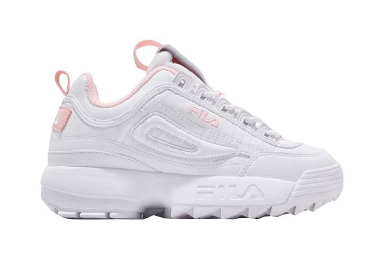 נעלי פילה-Fila Disruptor 2 Premium Athletic Shoes-PINK WHITE – תמונה 5