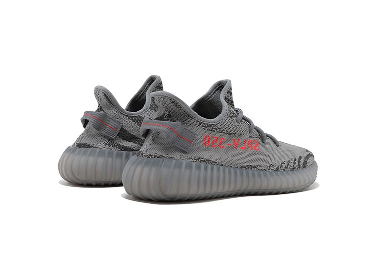 נעלי אדידס-ADIDAS 350 GRAY - RED – תמונה 2