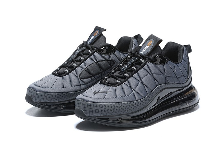 NIKE AIR MAX 720 DARK GRAY - BLACK LOGO – תמונה 3