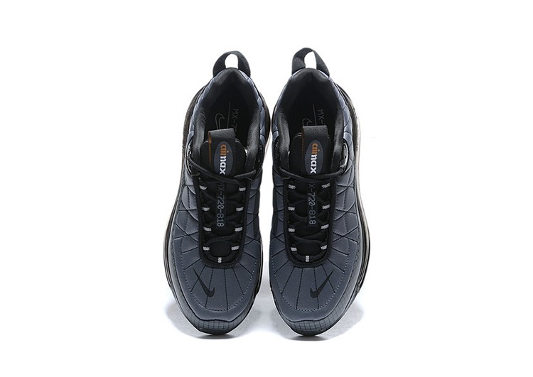 NIKE AIR MAX 720 DARK GRAY - BLACK LOGO – תמונה 4
