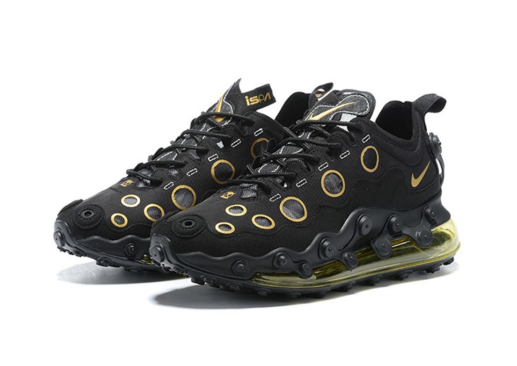 NIKE AIR MAX 720 ISPA BLACK - GOLDEN LOGO – תמונה 3
