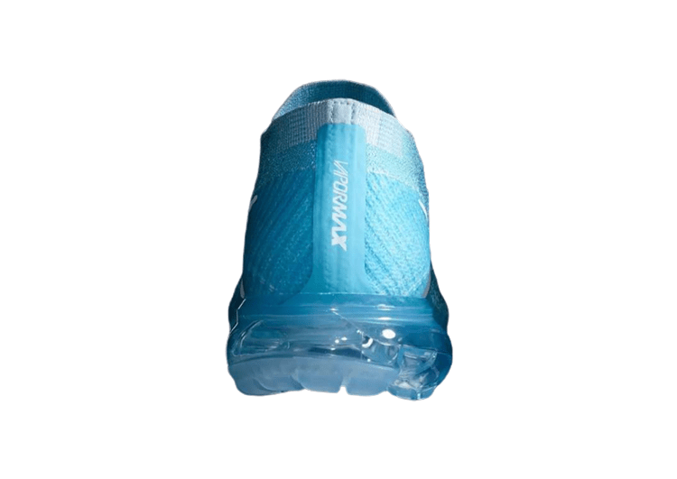 נעלי נייק-Nike Air Vapor Max Flyknit 2.0W LIGHT BLUE - WHITE LOGO – תמונה 5