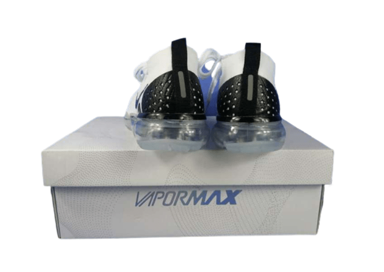 נעלי נייק-Nike Air Vapor Max Flyknit 2.0W WHITE-BLACK LOGO – תמונה 2