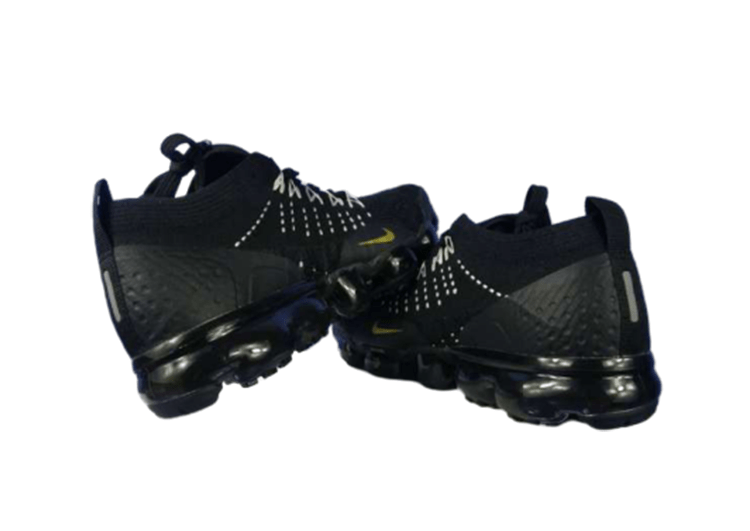 נעלי נייק-Nike Air Vapor Max Flyknit 2.0W BLACK-GOLDEN LOGO – תמונה 6