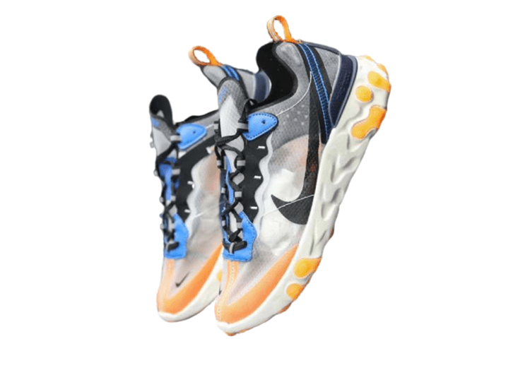 נעלי נייק-Nike React Element 55 ORANGE-GRAY-BLACK – תמונה 2