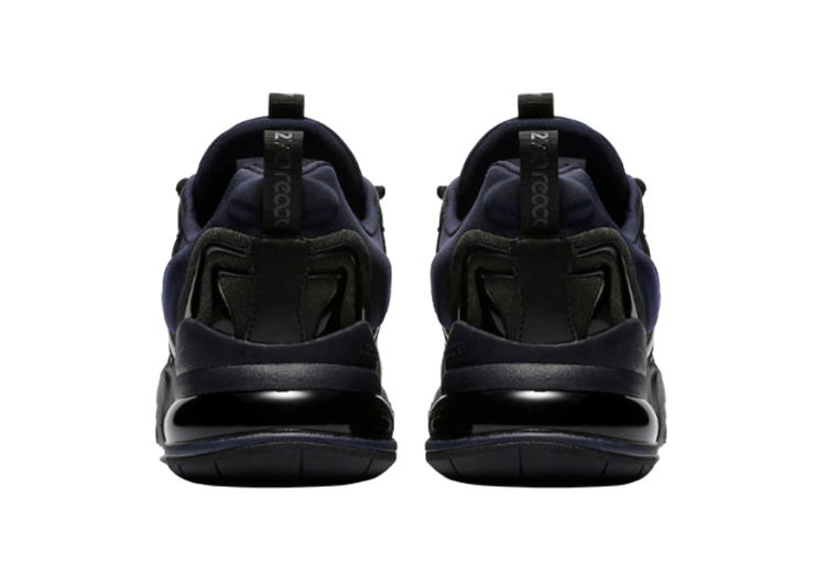 נעלי נייק-nike air max270 BLACK-NAVY BLUE – תמונה 4