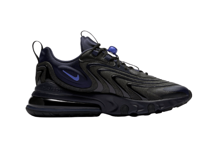 נעלי נייק-nike air max270 BLACK-NAVY BLUE – תמונה 6