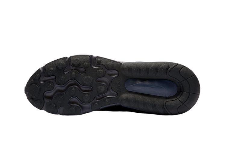 נעלי נייק-nike air max270 BLACK-NAVY BLUE – תמונה 3