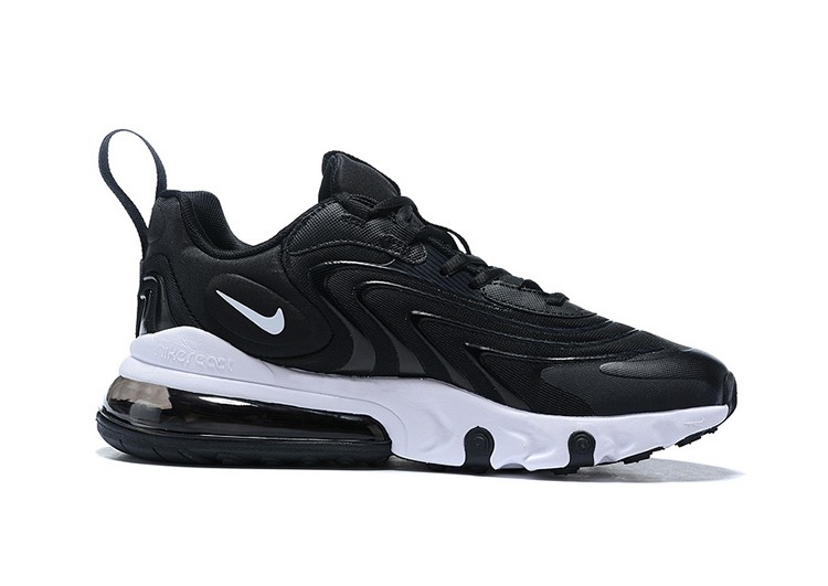 נעלי נייק-nike air max270 BLACK - WHITE LOGO – תמונה 2