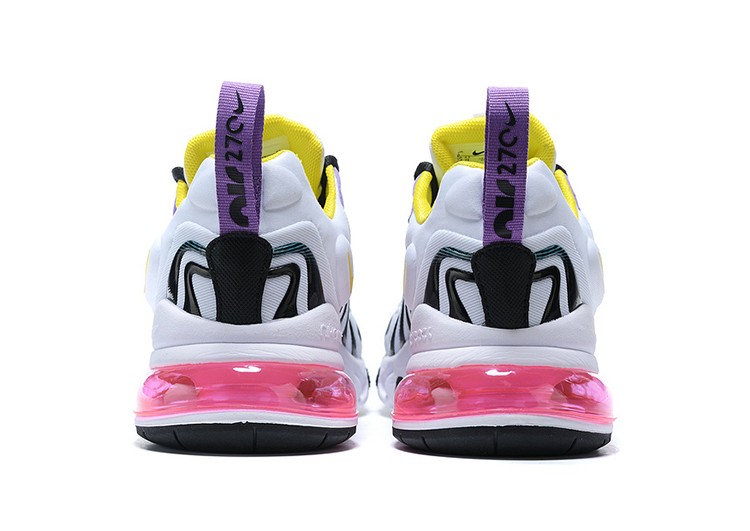 נעלי נייק-nike air max270 YELLOW-PURPLE-BLACK – תמונה 4
