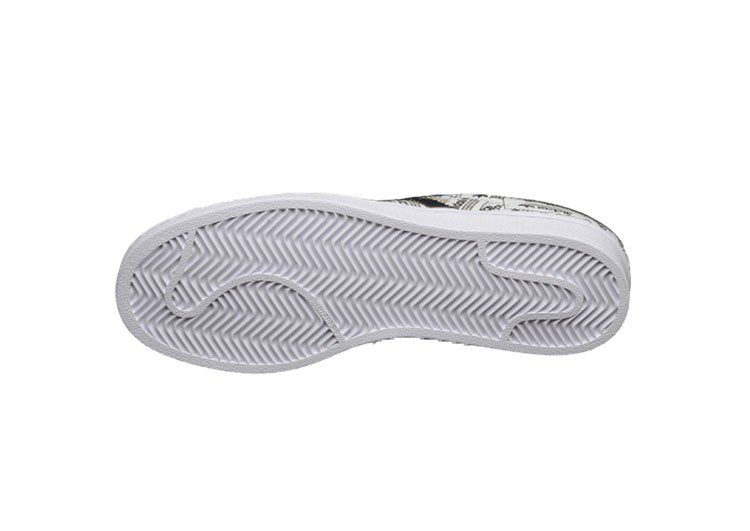 נעלי אדידס-ADIDAS Stan Smith - Black & Logo Print – תמונה 12