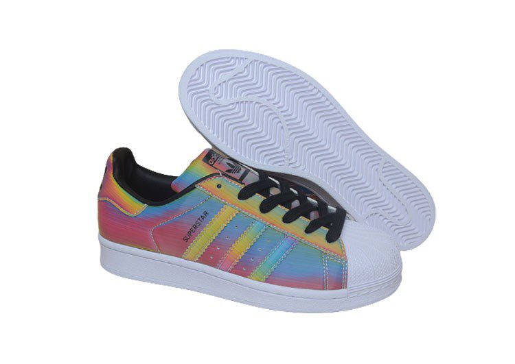 נעלי אדידס-ADIDAS Stan Smith - Black / White / Multi Color – תמונה 9