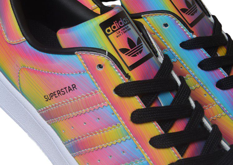 נעלי אדידס-ADIDAS Stan Smith - Black / White / Multi Color – תמונה 12