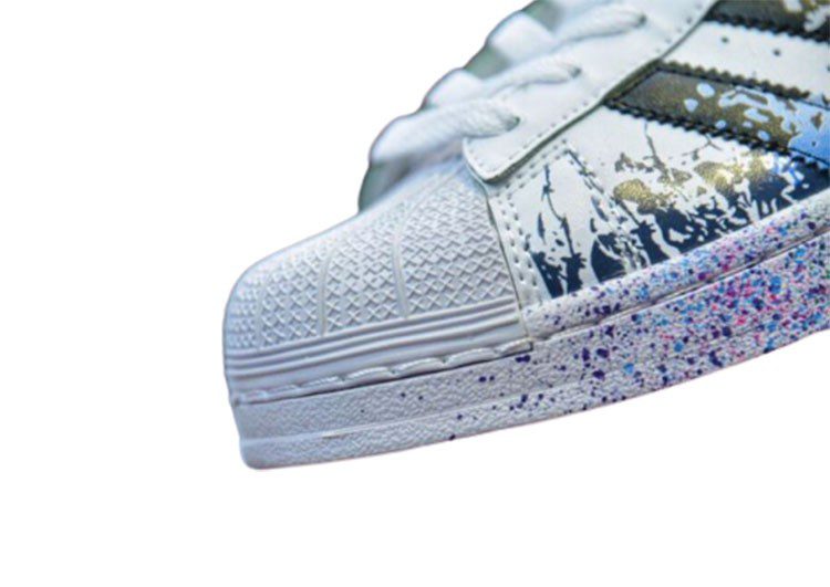 נעלי אדידס-ADIDAS Stan Smith - Shell Head Colorful – תמונה 4