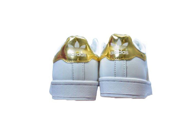 נעלי אדידס-ADIDAS Stan Smith - Shell Head Platinum – תמונה 4