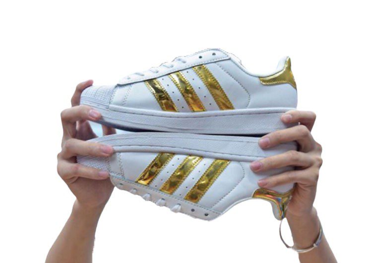 נעלי אדידס-ADIDAS Stan Smith - Shell Head Platinum – תמונה 8