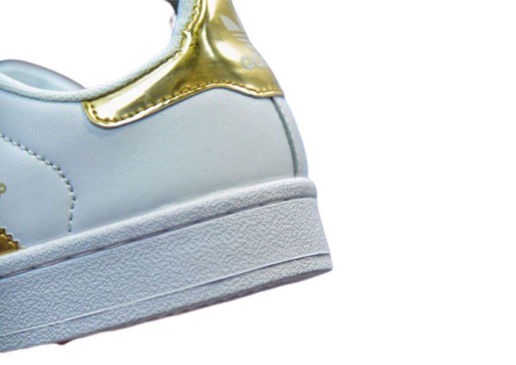 נעלי אדידס-ADIDAS Stan Smith - Shell Head Platinum – תמונה 6