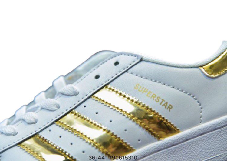 נעלי אדידס-ADIDAS Stan Smith - Shell Head Platinum – תמונה 5