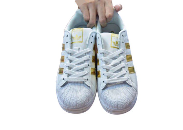 נעלי אדידס-ADIDAS Stan Smith - Shell Head Platinum – תמונה 3