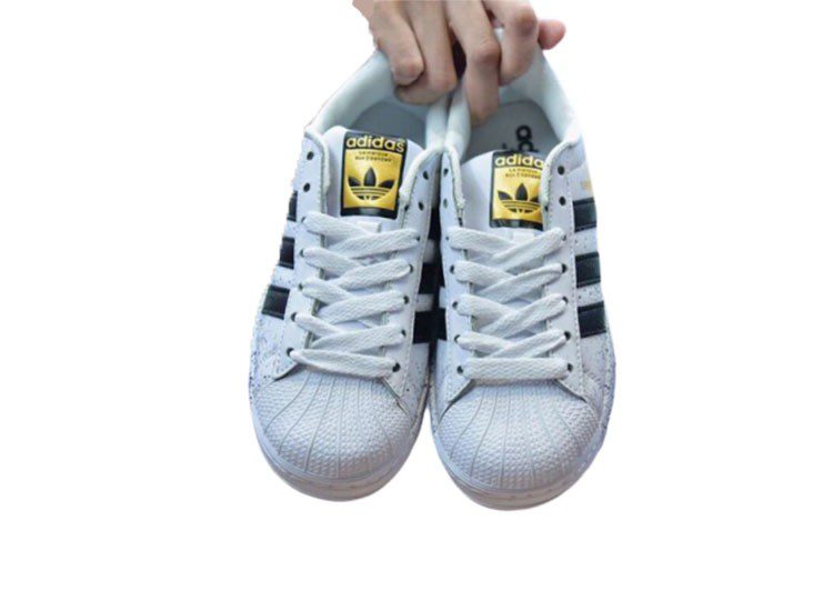 נעלי אדידס-ADIDAS Stan Smith - Shell Head Splash Ink – תמונה 2