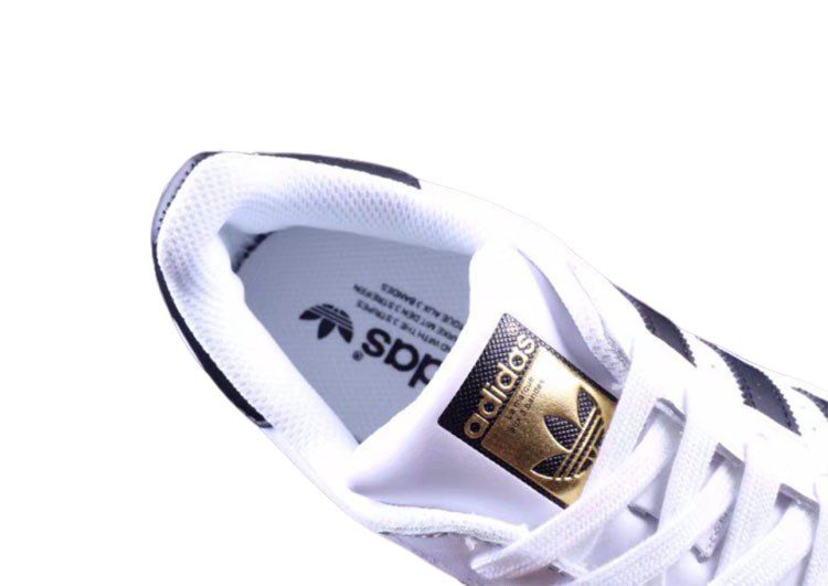 נעלי אדידס-ADIDAS Stan Smith - Shell Head White Black Gold Label – תמונה 8