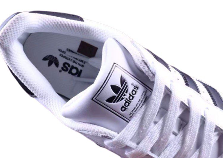 נעלי אדידס-ADIDAS Stan Smith - Shell Head White Black Label – תמונה 9