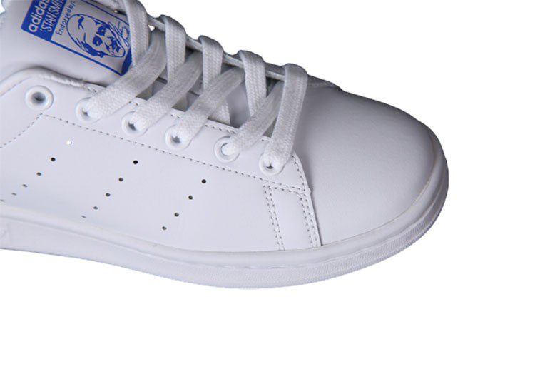 נעלי אדידס-ADIDAS Stan Smith - Suit White - Blue – תמונה 7