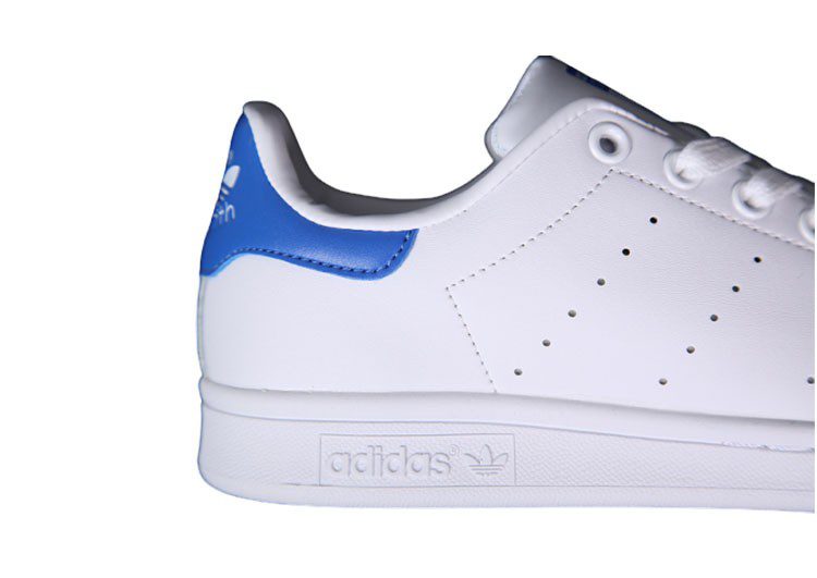 נעלי אדידס-ADIDAS Stan Smith - Suit White - Blue – תמונה 8