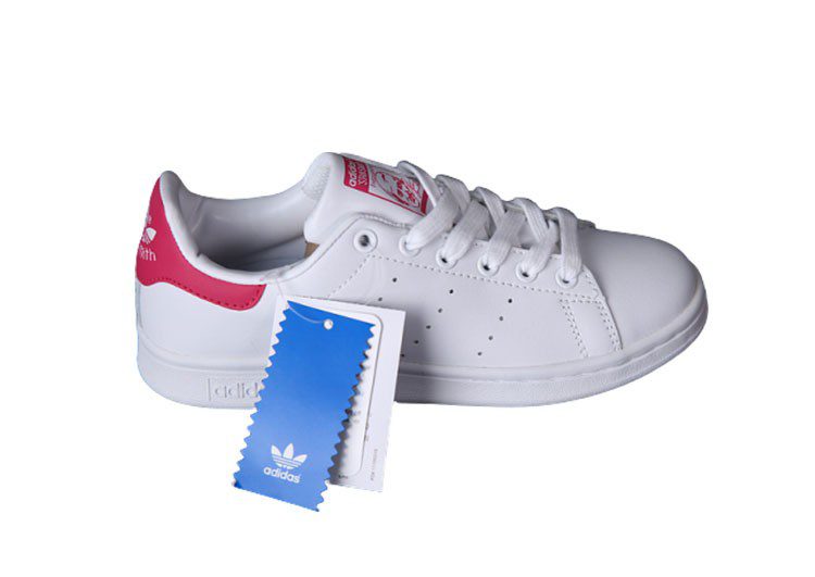 נעלי אדידס-ADIDAS Stan Smith - Suit White Rose Red Tail – תמונה 5