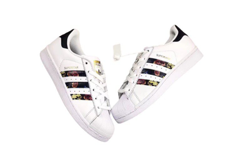 נעלי אדידס-ADIDAS Stan Smith- White-Black – תמונה 2