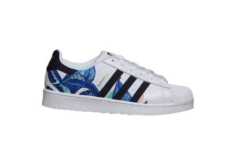נעלי אדידס-ADIDAS Stan Smith-White-Black-Blue – תמונה 9
