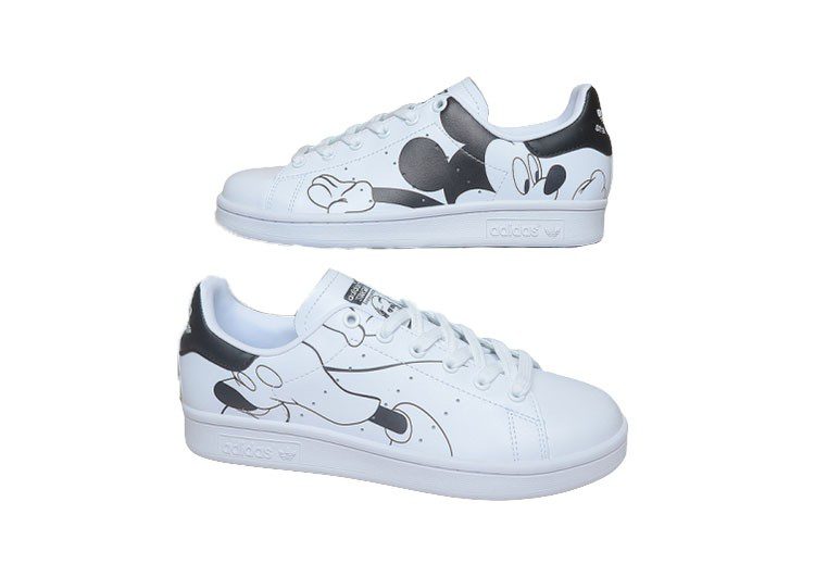 נעלי אדידס-ADIDAS Stan Smith - White Black Doll – תמונה 8