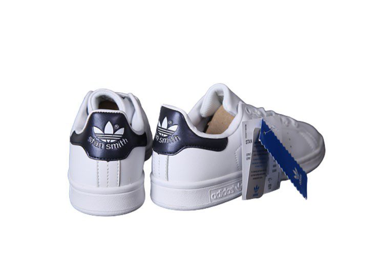 נעלי אדידס-ADIDAS Stan Smith - White Black Tail – תמונה 4