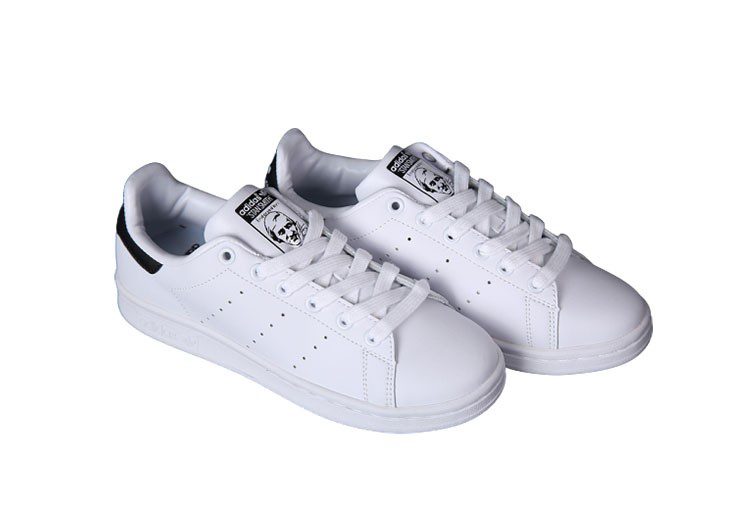 נעלי אדידס-ADIDAS Stan Smith - White Black Tail – תמונה 5