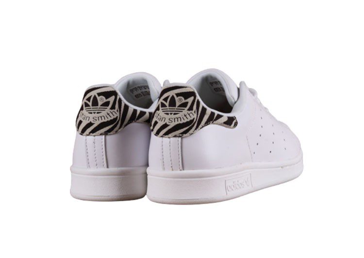 נעלי אדידס-ADIDAS Stan Smith - White Zebra Tail – תמונה 4