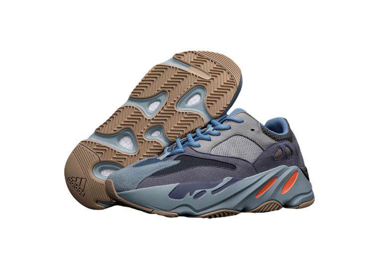 נעלי אדידס-Adidas Yeezy Boost 700-Light Slate Grey – תמונה 7