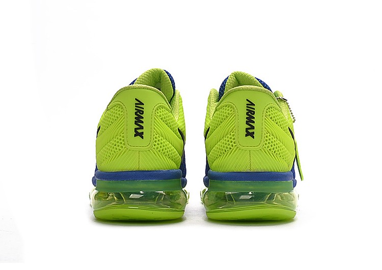 נעלי נייק-Nike Air Max 2017- CELERY-REGAL BLUE – תמונה 4