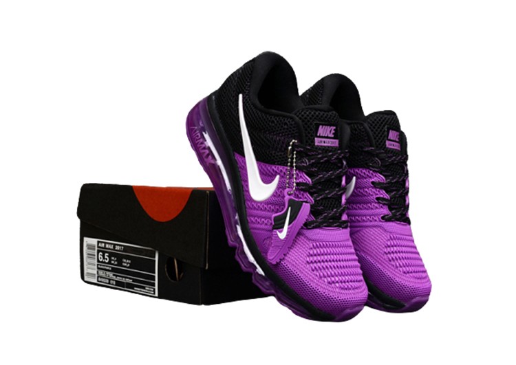נעלי נייק-Nike Air Max 2017- DEEP LILAC- BLACK – תמונה 3