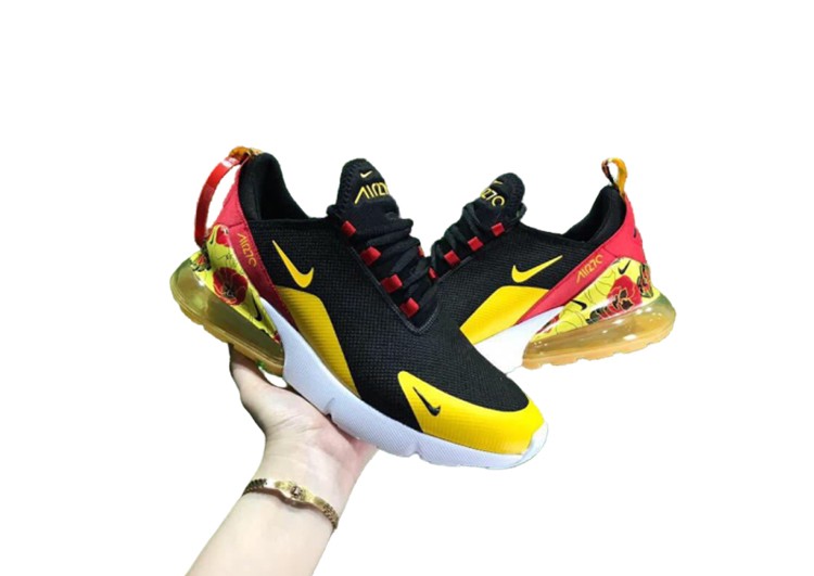 נעלי נייק-Nike Air Max 270 CARDINAL-LEMON – תמונה 4