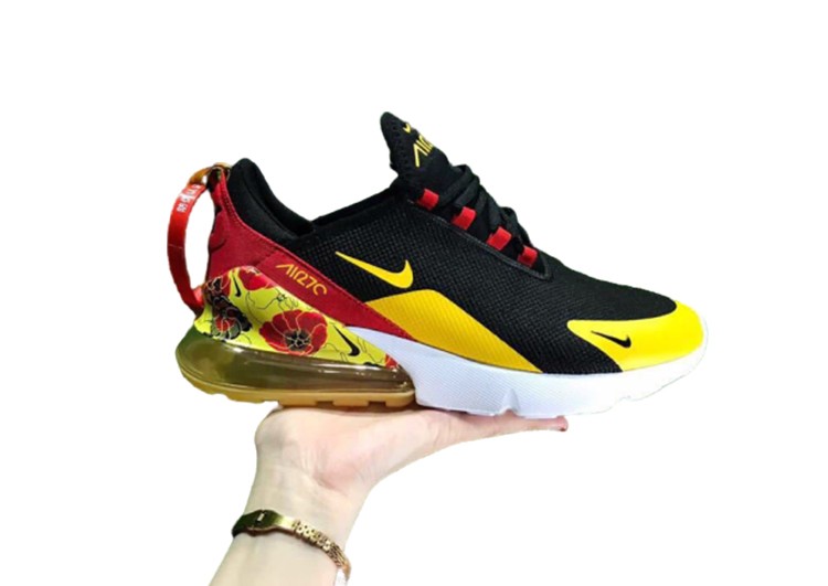 נעלי נייק-Nike Air Max 270 CARDINAL-LEMON – תמונה 3