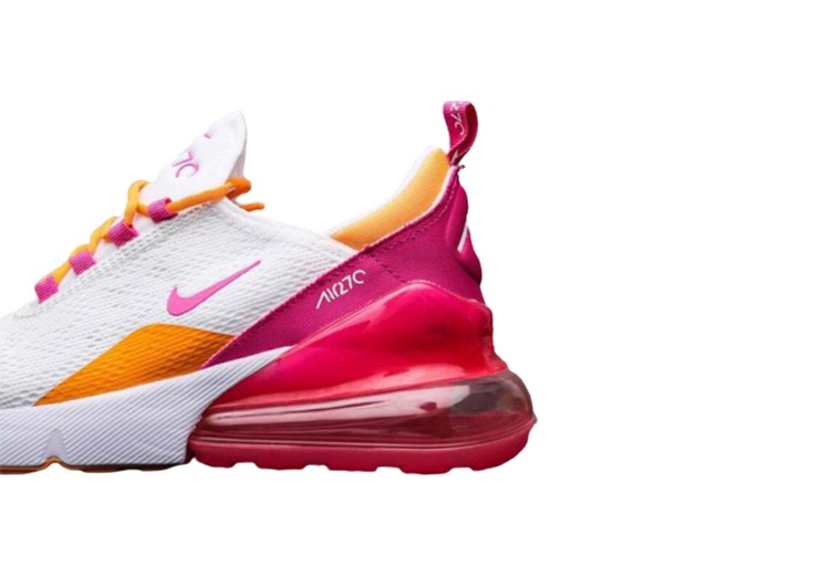 נעלי נייק-Nike Air Max 270 MANGO TANGO -WHITE – תמונה 6