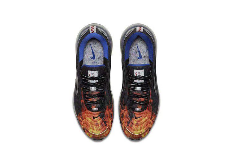 Nike Air Max 720 Black - Fire – תמונה 2