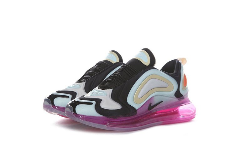 Nike Air Max 720 White & Black & Pink – תמונה 2