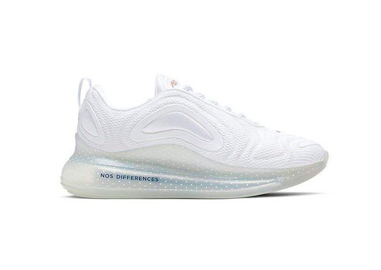 Nike Air Max 720 White & Logo Black – תמונה 3